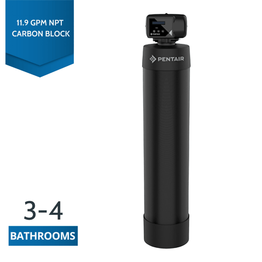 35924 Pelican Water Systems Whole House on Demand Carbon Filtration System | Efficient Chlorine Reduction (3-4 Bathrooms)