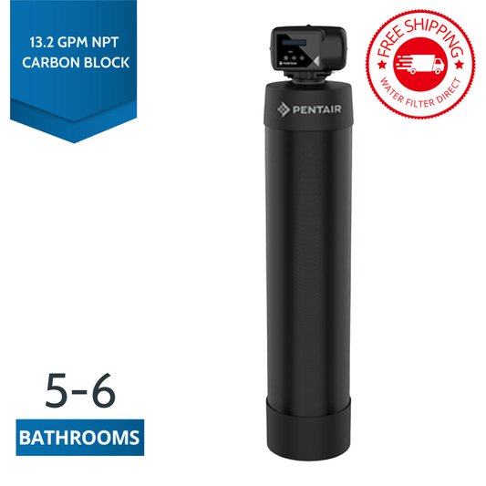 35925 Pelican Water Systems Whole House on Demand Carbon Filtration System | Efficient Chlorine Reduction (4-6 Bathrooms)
