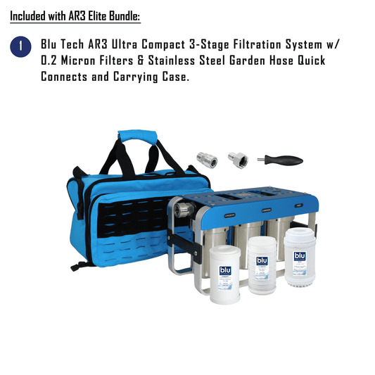 Blu Technology AR3 ELITE | RV Water Filter & Portable Softener