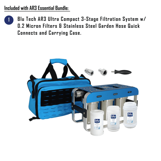 Blu Technology AR3 ESSENTIAL 3-Stage Water Filter Bundle