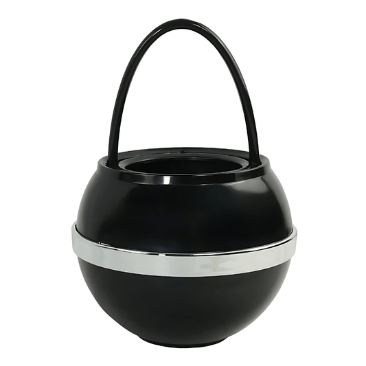 Crystal Quest Black Bath Ball Filter in Blue for chlorine removal and cleaner bath water.