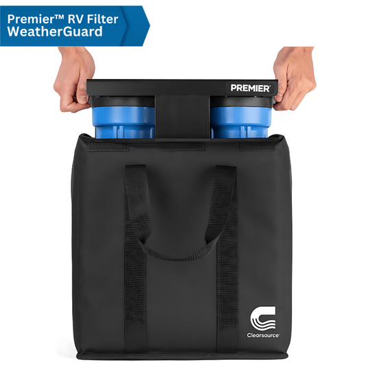 ClearSource Premier™ RV Water Filter WeatherGuard w/ Connection Ports