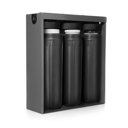 Clearsource whole house replacement filter 3-pack with VirusGuard™, carbon block, and sediment filters for advanced home water purification