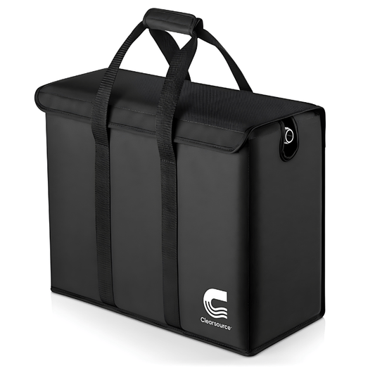 Clearsource ULTRA™ Water Filter Cover – Heavy-duty bag for protecting RV water filtration systems during travel and storage.