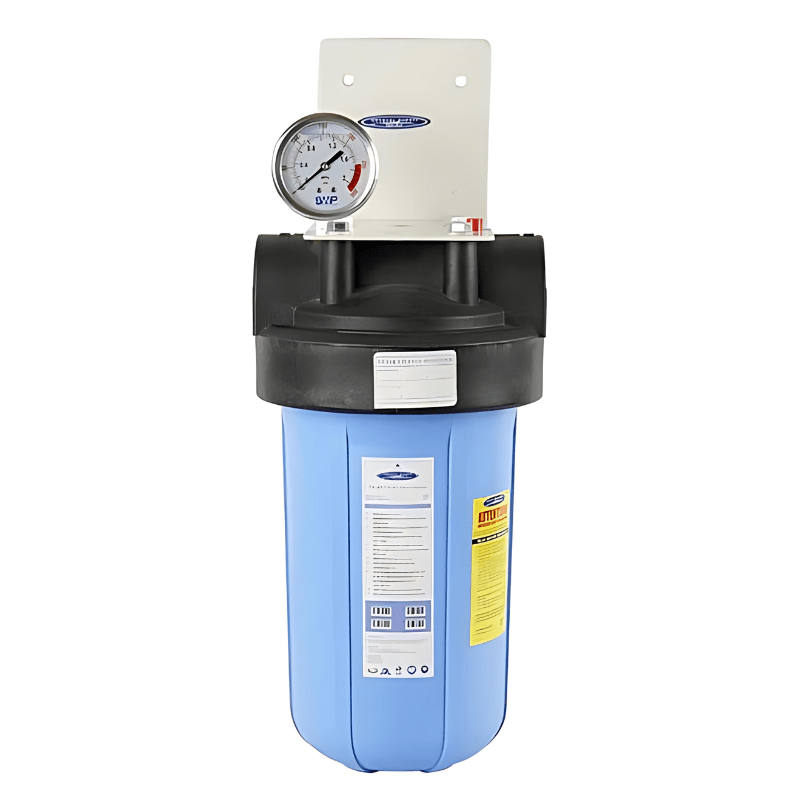 Single Compact whole house water filter system for efficient home water purification and easy installation