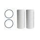 Pentair Pelican Water PC20-P 10" Replacement Sediment Filters + O Rings (2pcs)