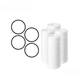 Pentair Pelican Water PC40-P 10" Replacement Sediment Filters + O-Rings (4pcs)