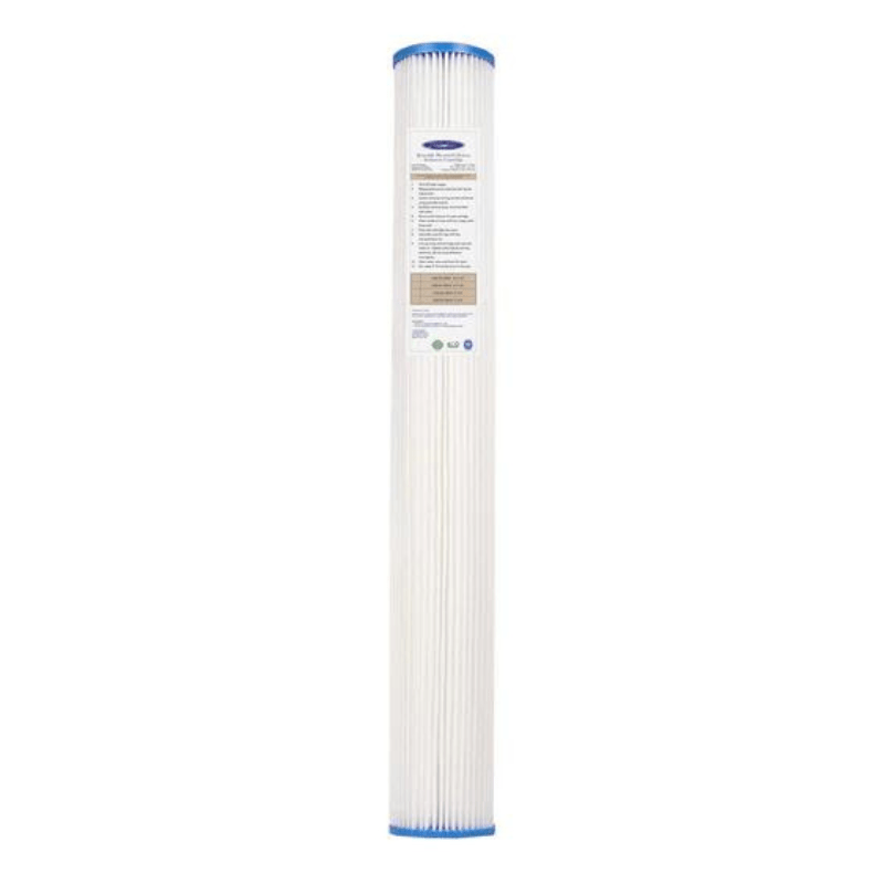 Sediment Cartridge, Pleated & Reusable for Mini Whole Water Filter