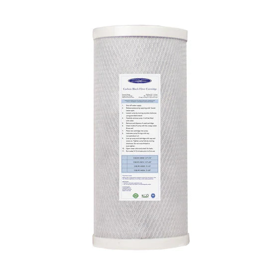 Crystal Quest Coconut Carbon Block Filter | 5-Micron Filtration