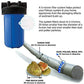 PC1000-P Pelican Water Whole House Carbon Water Filter | 4-6 Bathroom
