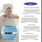 Bath Ball Filter, Blue | Chlorine Removal, GAC Filtration