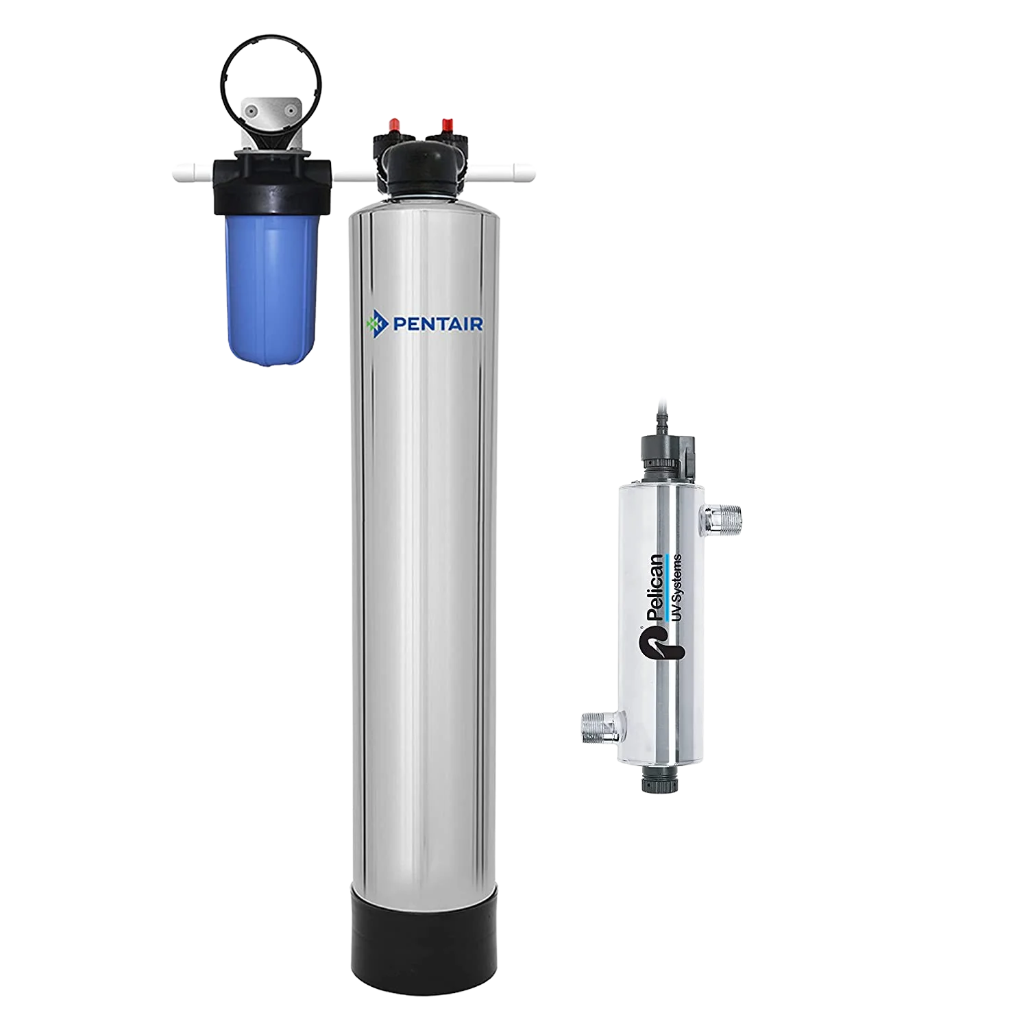 PC600-PUV-7-P Pelican Whole House Water Filters Uv Systems, 1-3 Bathrooms | 12 Months UV Lamp Life
