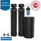 PAC7 Pelican Water Systems Salt Softener & Carbon Combo System | Ideal for 4-6 Bathrooms