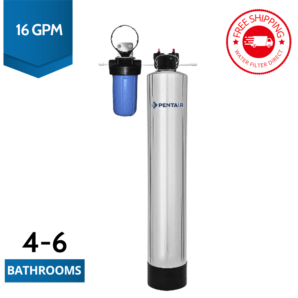 PC1000-P Pelican Premium Whole House Carbon Water Filter System | Ideal for 4-6 Bathroom Homes