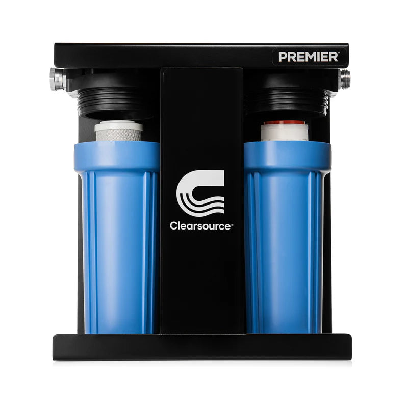 Premier RV water filter system with 0.2 micron filtration, bullet-proof design, high flow rate, and multi-stage filtration.