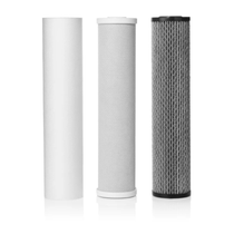 Clearsource whole house replacement filter 3-pack with VirusGuard™, carbon block, and sediment filters for advanced home water purification