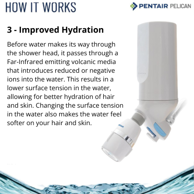 Pentair Pelican Water PSF-1C-P Chrome Shower Filter