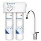 158853 Pelican Water FreshPoint 2-Stage Undersink Water Filter w/ Monitor F2000-B2M | 3/8" OD  0.60 GPM 675 Gallon Capacity