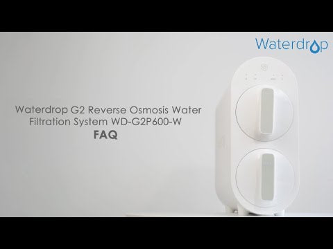 Waterdrop reverse osmosis filtration system