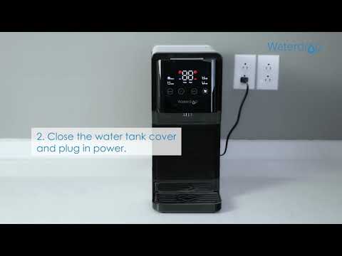 Waterdrop WD-N1-W Countertop Water Filter Installation