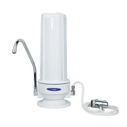 Polypropylene Compact Smart Countertop Water Filter System providing easy installation and advanced 6-stage filtration for cleaner tap water.