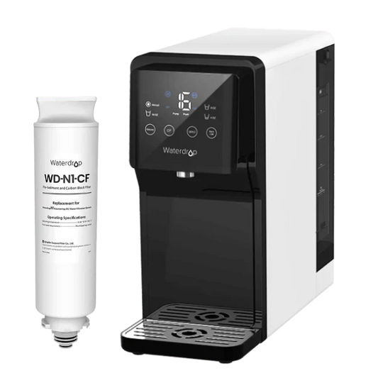 RO Water Filter Dispenser, N1 | Countertop Tankless Design