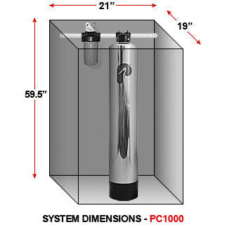 PC1000-P Pelican Water Whole House Carbon Water Filter | 4-6 Bathroom